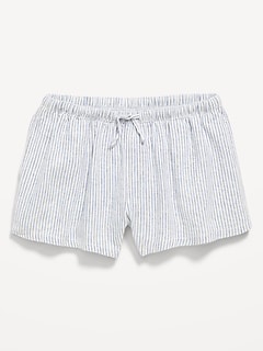 Linen-Blend Shorts for Girls