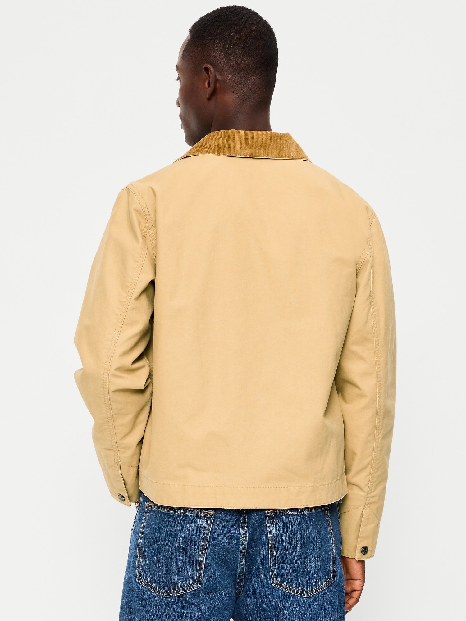 Мужская куртка Old Navy Cropped Canvas Barn, цвет: Butterscotch Puddin — фото 2