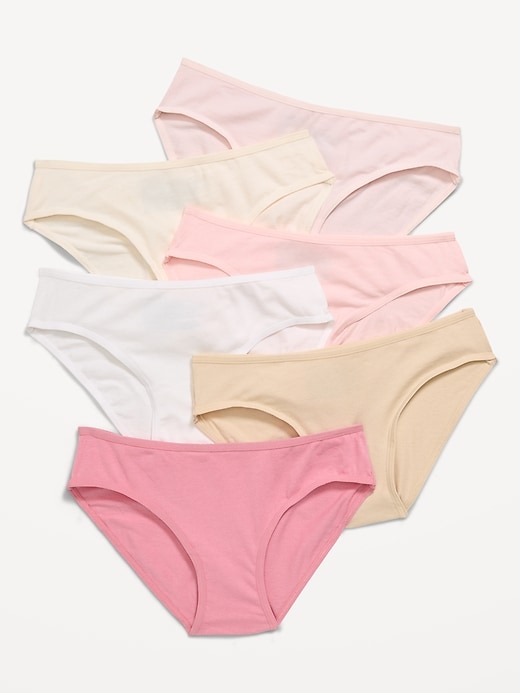 Image number 1 showing, Bikini Underwear 6-Pack for Girls