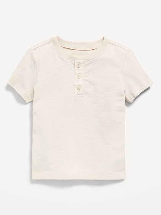 Image number 1 showing, Short-Sleeve Henley T-Shirt for Toddler Boys