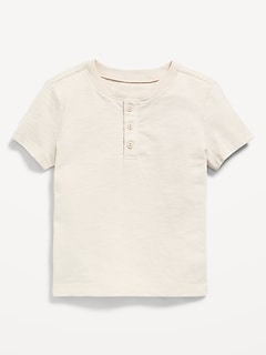 Short-Sleeve Henley T-Shirt for Toddler Boys