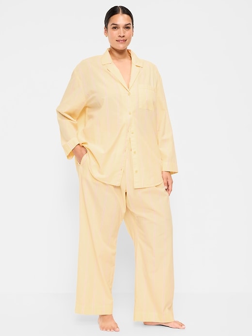 Image number 5 showing, Poplin Pajama Pant Set
