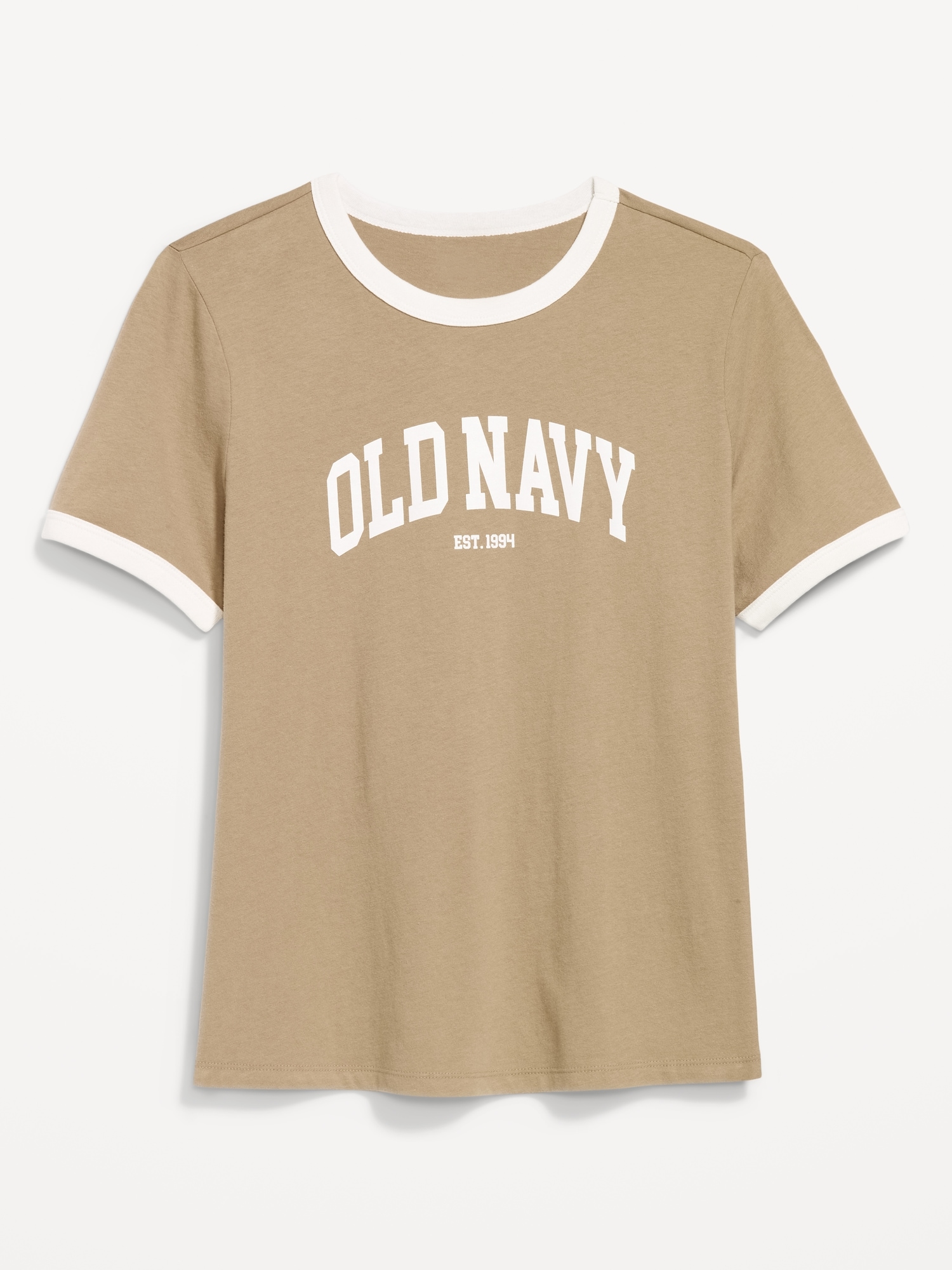 EveryWear Crew-Neck Logo-Graphic Ringer T-Shirt