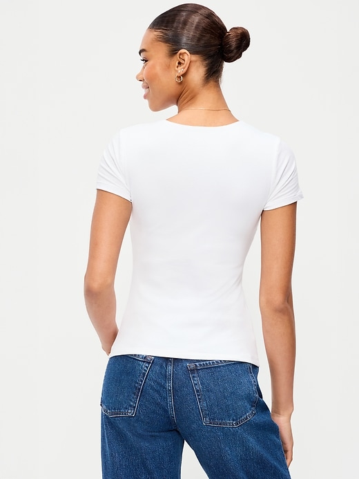 Image number 2 showing, Hug Double-Layer Crew Neck Top