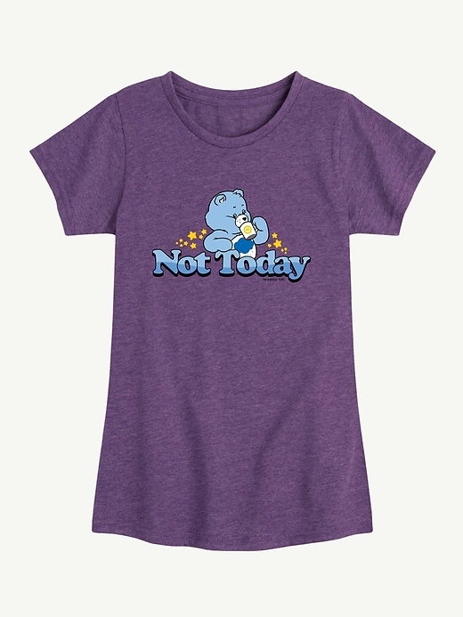 Image number 1 showing, Care Bears Not Today Short Sleeve Graphic Tee for Kids