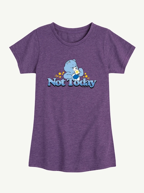 Care Bears Not Today Short Sleeve Graphic Tee for Kids