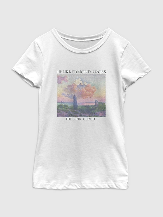 Image number 1 showing, Edmond Cross Clouds Graphic T-Shirt For Girls
