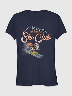 Disney Mickeys Ski Club Graphic T-Shirt