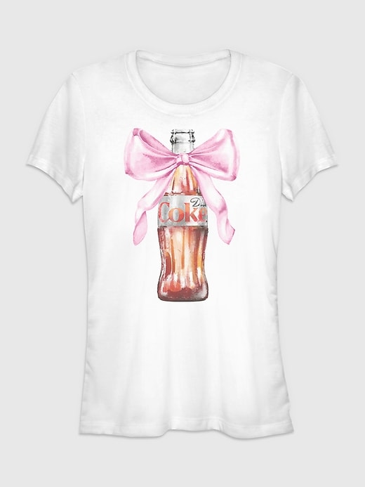 Image number 1 showing, Coca-Cola Bow Bottle Graphic T-Shirt