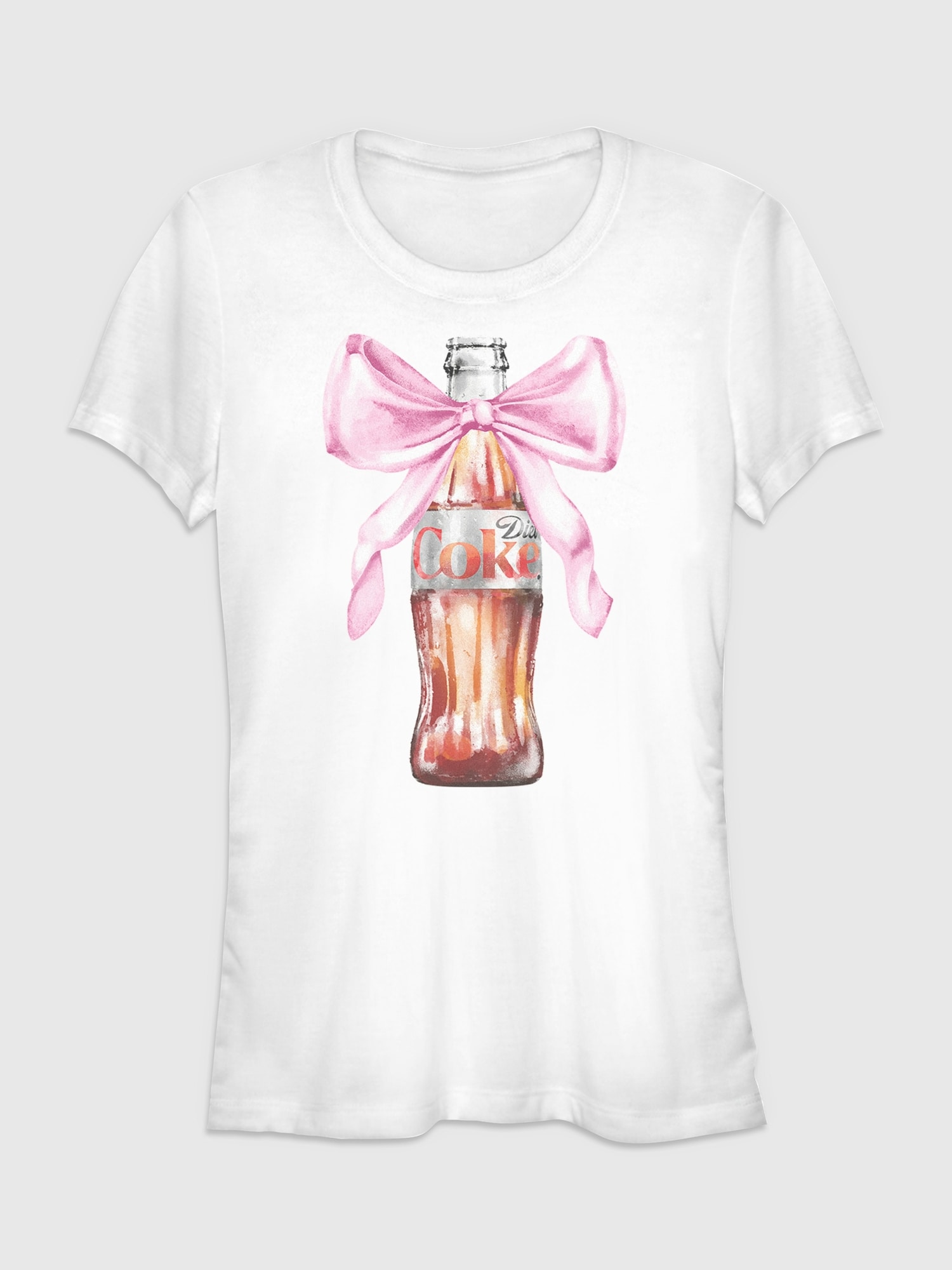 Coca-Cola Bow Bottle Graphic T-Shirt