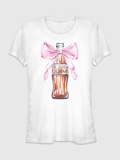 Coca-Cola Bow Bottle Graphic T-Shirt