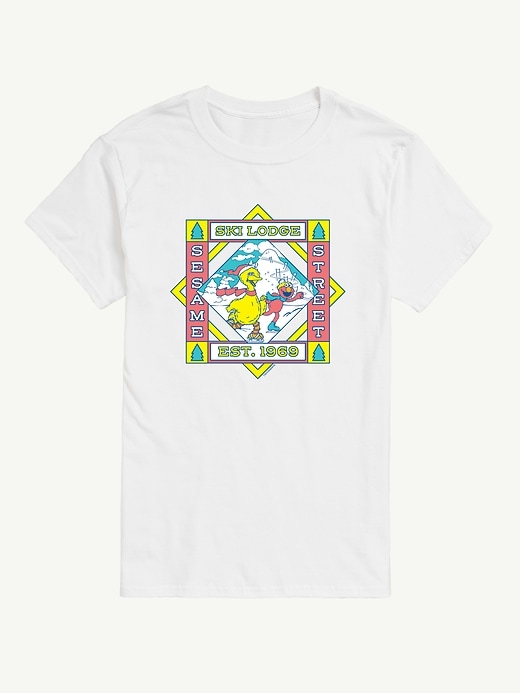 Image number 1 showing, Sesame Street Ski Lodge Short Sleeve Graphic Tee