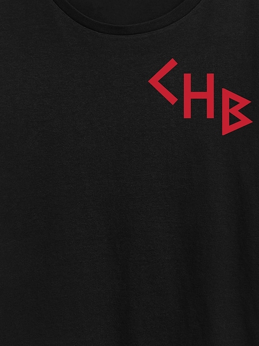 Image number 2 showing, Percy Jackson Camp Half Blood Fitted Short Sleeve Graphic Tee