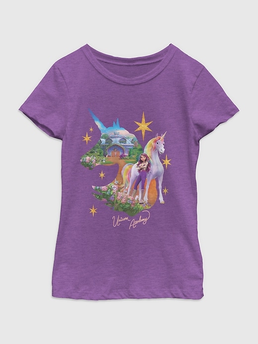 Image number 1 showing, Unicorn Academy Sophia Wildstar Graphic T-Shirt For Girls