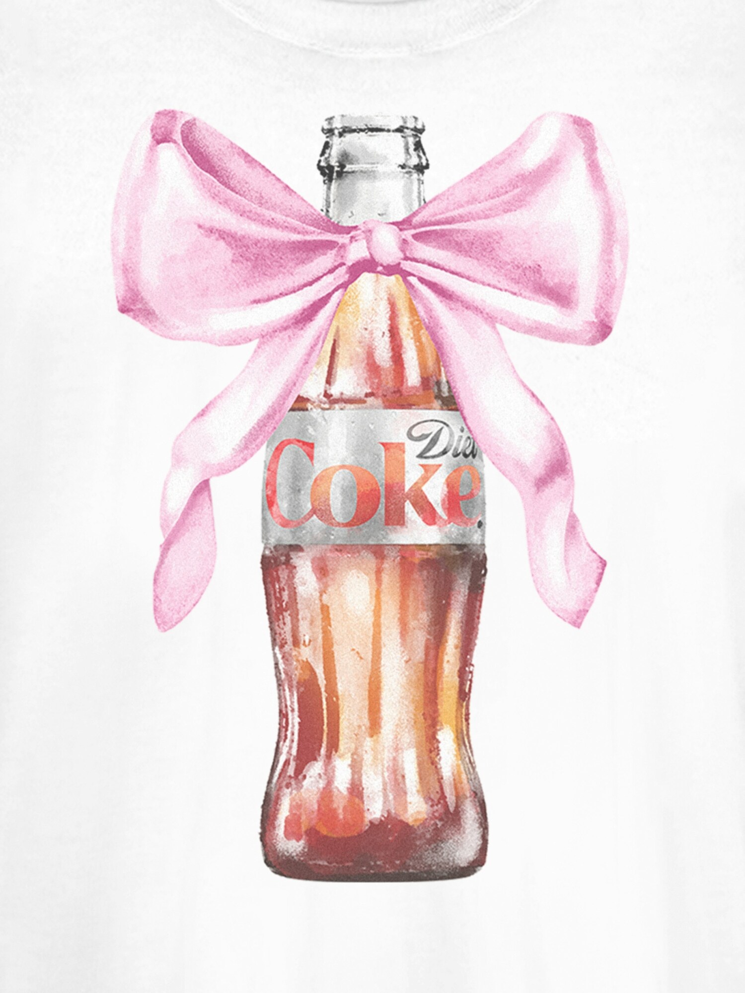 Женская футболка Old Navy Coca-Cola Bow Bottle Graphic, цвет: Белый — фото 2