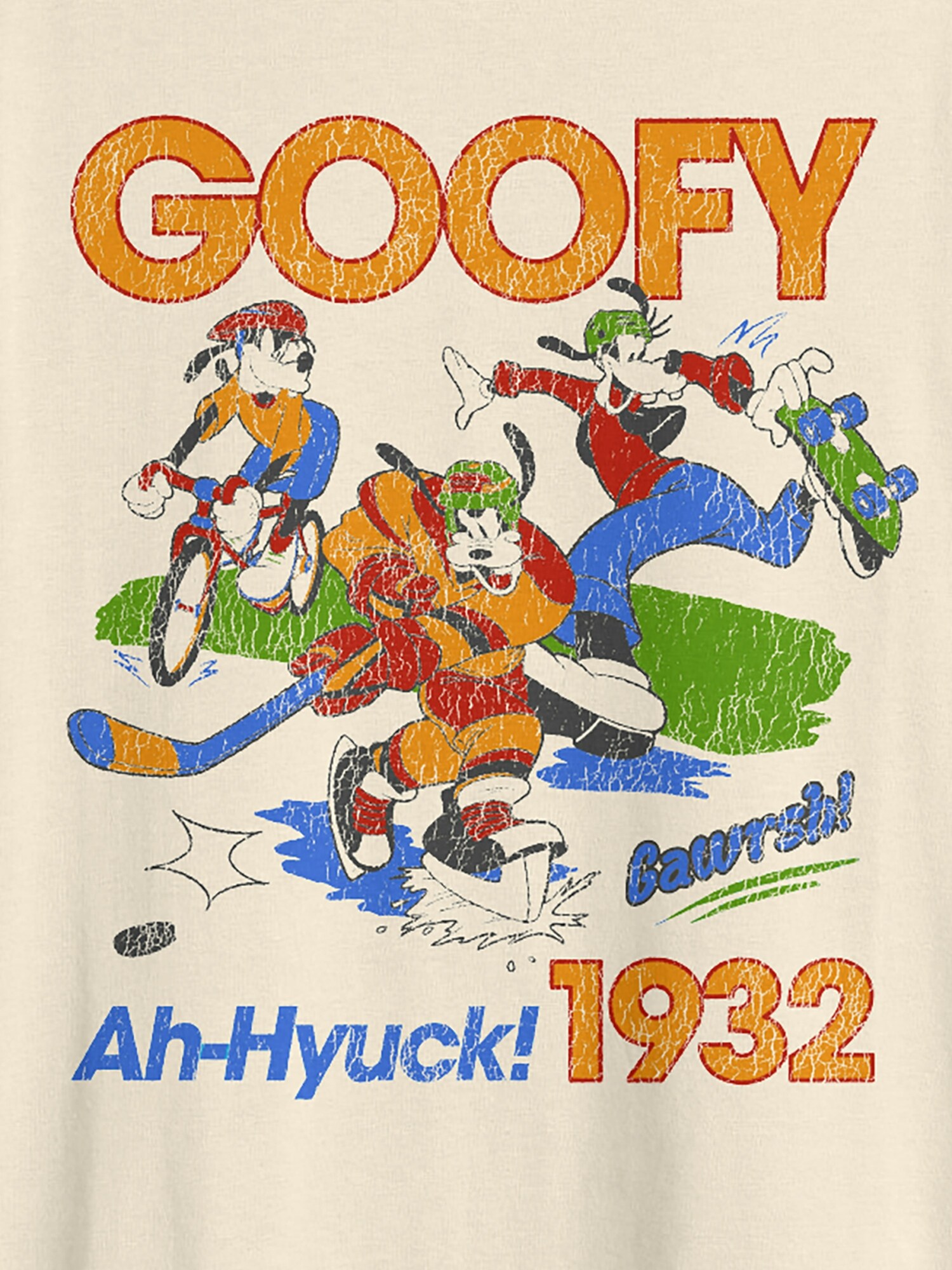 Мужская футболка Old Navy Disney Goofin Graphic, цвет: Молочный белый — фото 2