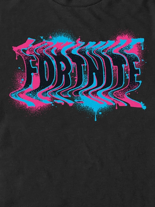 Image number 2 showing, Fortnite Logo Play Stretched Graphic T-Shirt