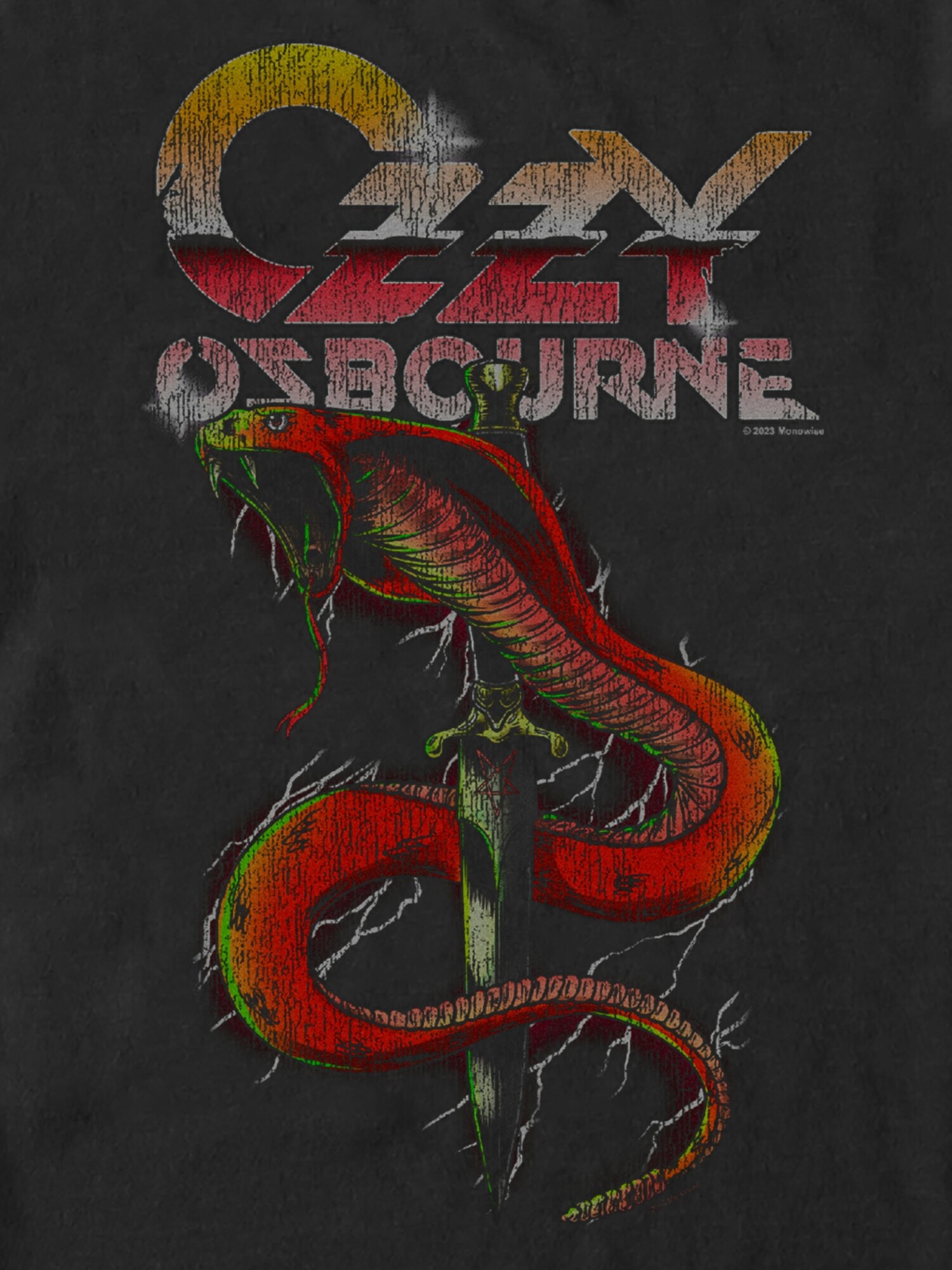 Мужская футболка Old Navy Ozzy Snake Graphic, цвет: Чёрный — фото 2