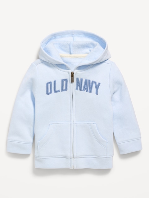 Logo-Graphic Zip Hoodie for Baby