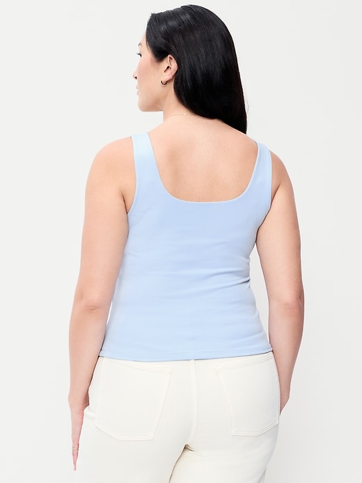 Image number 6 showing, Hug Double-Layer Scoop-Neck Tank Top