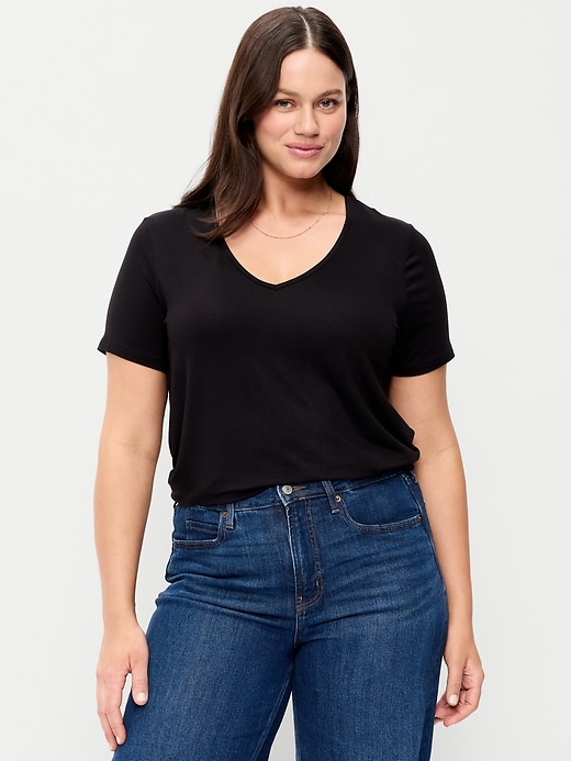 Image number 4 showing, Luxe V-Neck T-Shirt