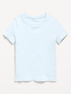 Fitted Seamless Ribbed Performance Top for Girls