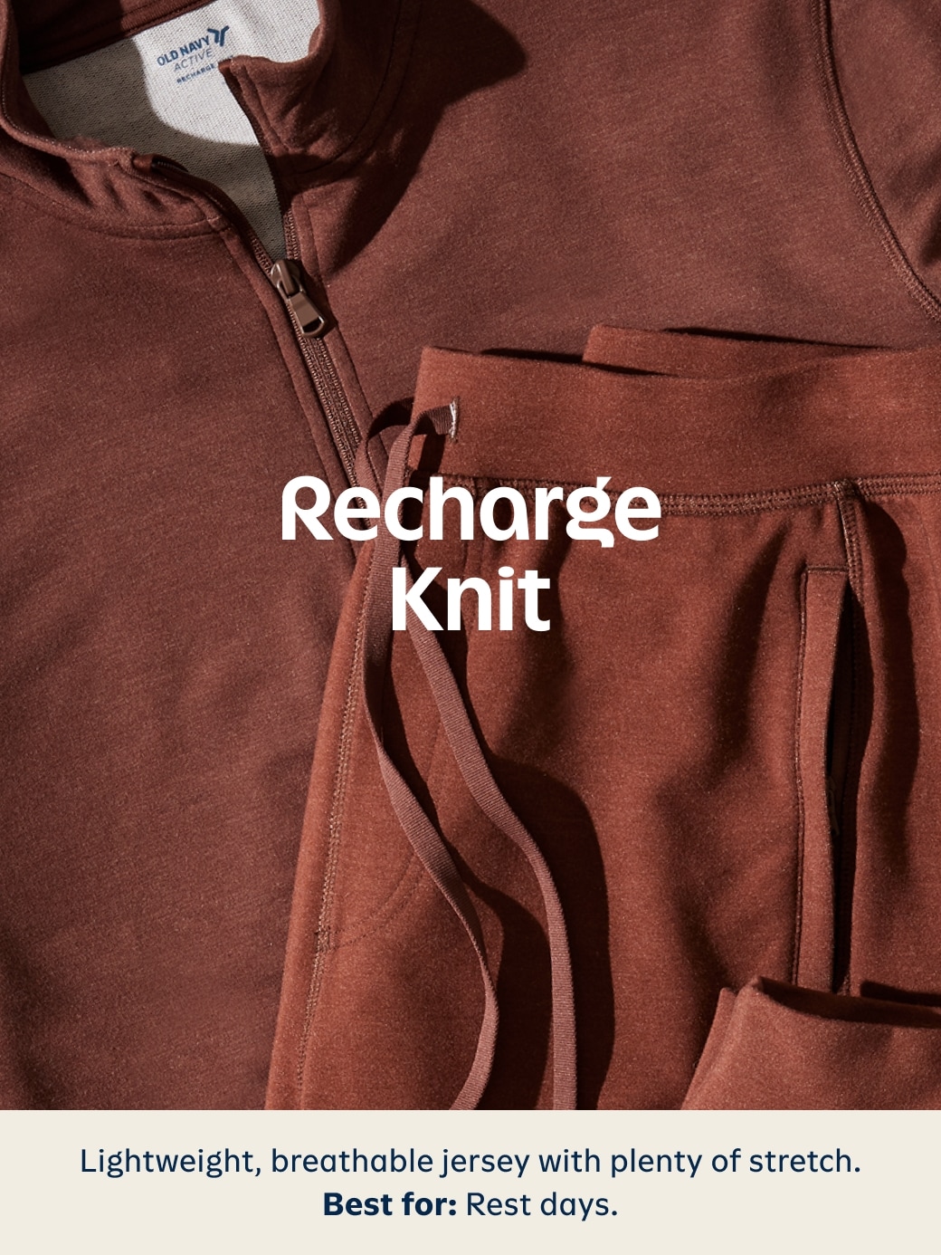 Recharge Knit Quarter-Zip Pullover