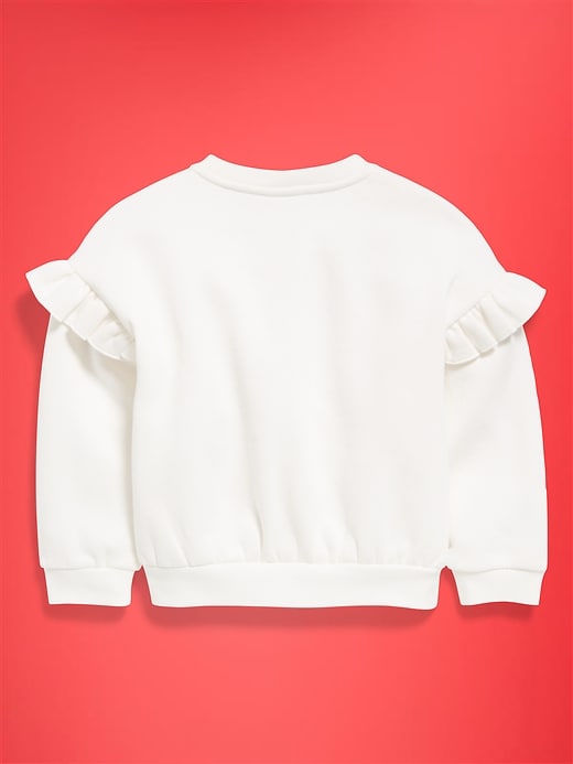 Image number 4 showing, Old Navy x Disney Minnie Mouse Graphic Ruffle-Sleeve Sweatshirt for Toddler Girls