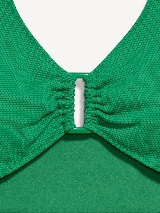 Image number 9 showing, Textured One-Piece Cut-Out Swimsuit