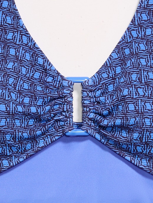 Image number 9 showing, Textured One-Piece Cut-Out Swimsuit