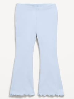 Ribbed Flared Leggings for Toddler Girls