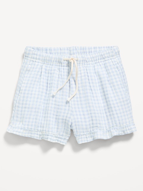 Double-Weave Shorts for Toddler Girls