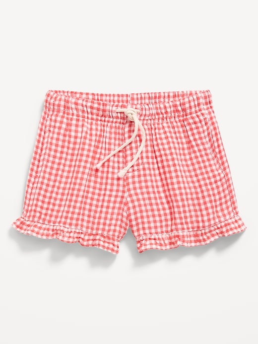 Image number 1 showing, Double-Weave Shorts for Toddler Girls