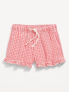 Double-Weave Shorts for Toddler Girls