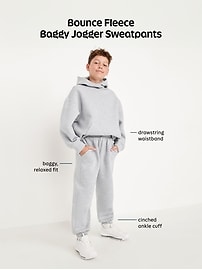 Image number 5 showing, Bounce Fleece Super Baggy Sweatpants for Boys