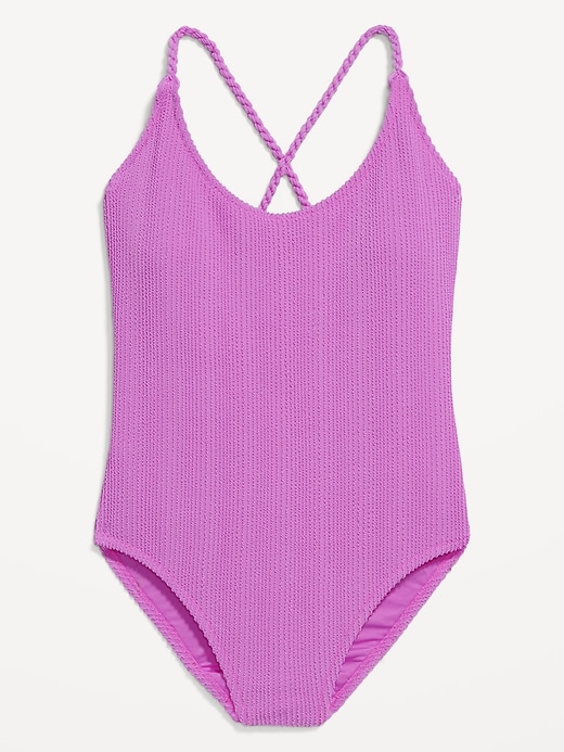 Image number 4 showing, Braided-Strap One-Piece Swimsuit