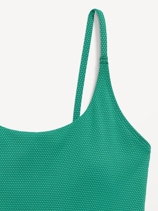 Image number 9 showing, Textured Swim Romper -- 2.5-inch inseam