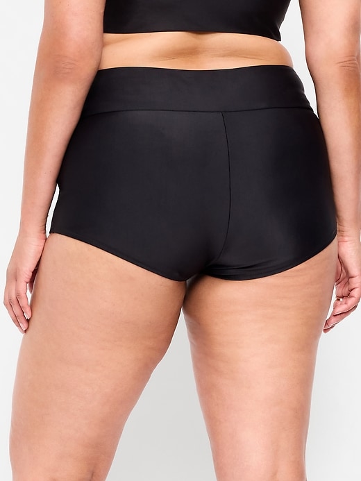 Image number 8 showing, High-Waisted Retro Swim Bottoms