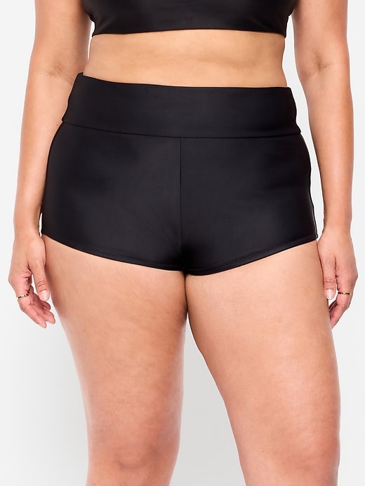Image number 7 showing, High-Waisted Retro Swim Bottoms