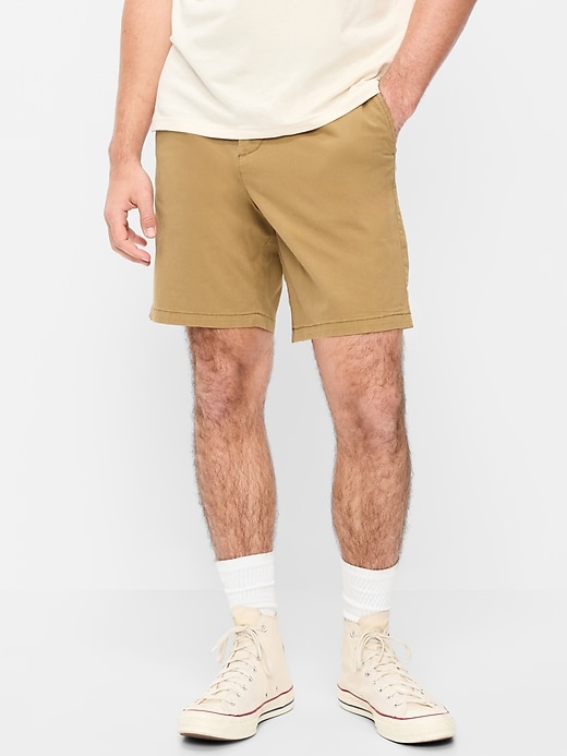 Image number 2 showing, Slim Built-In Flex Rotation Chino Shorts -- 8-inch inseam