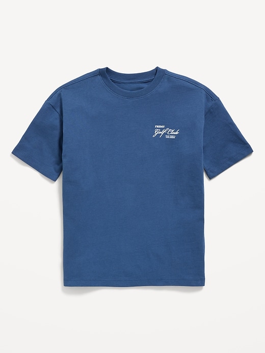Image number 1 showing, Oversized Short-Sleeve Graphic T-Shirt for Boys