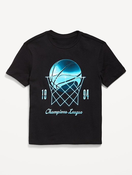 Image number 1 showing, Short-Sleeve Graphic T-Shirt for Boys