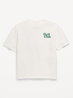 Oversized Short-Sleeve Graphic T-Shirt for Boys