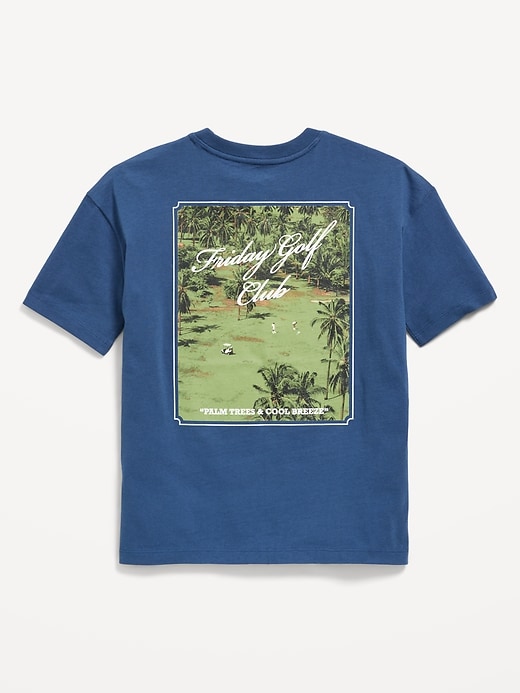 Image number 2 showing, Oversized Short-Sleeve Graphic T-Shirt for Boys