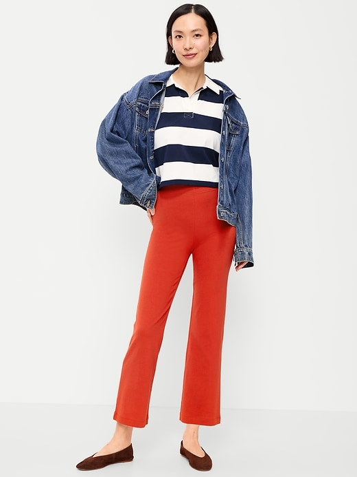 Image number 1 showing, High-Waisted Fashion Flare Leggings