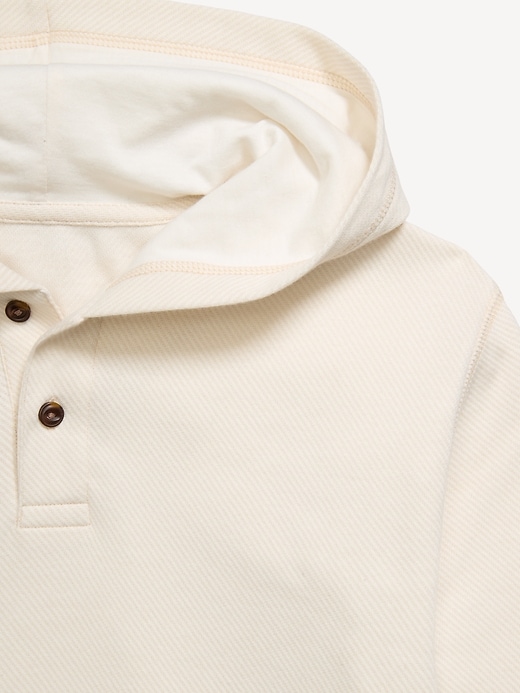 Image number 4 showing, Cozy Hooded Henley Sweater for Boys