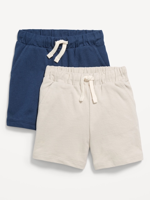 French-Terry Jogger Shorts 2-Pack for Toddler Boys