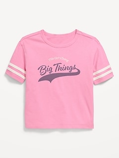 Oversized Graphic T-Shirt for Toddler Girls