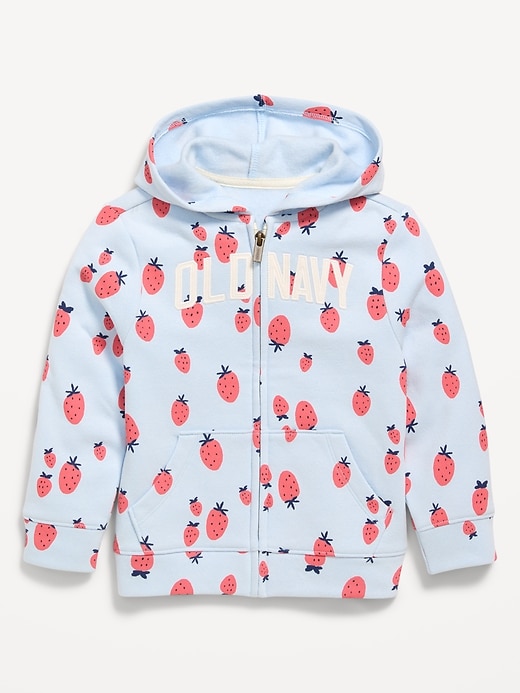 Image number 1 showing, Printed Logo-Graphic Zip Hoodie for Toddler Girls