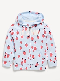 Image number 1 showing, Printed Logo-Graphic Zip Hoodie for Toddler Girls